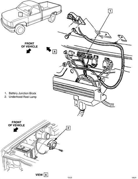 1994 c1500 batery junction box|94 chevy c1500 battery.